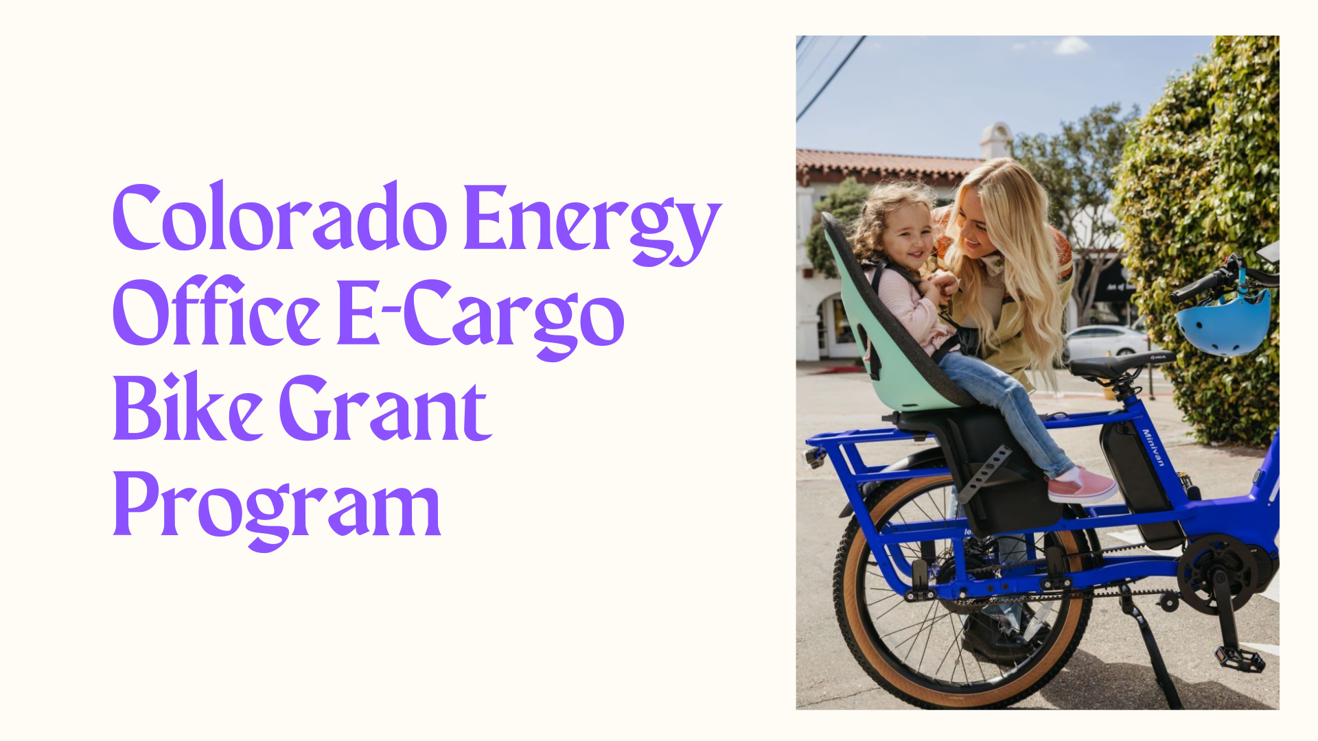 Colorado Energy Office E-Cargo Bike Grant Program