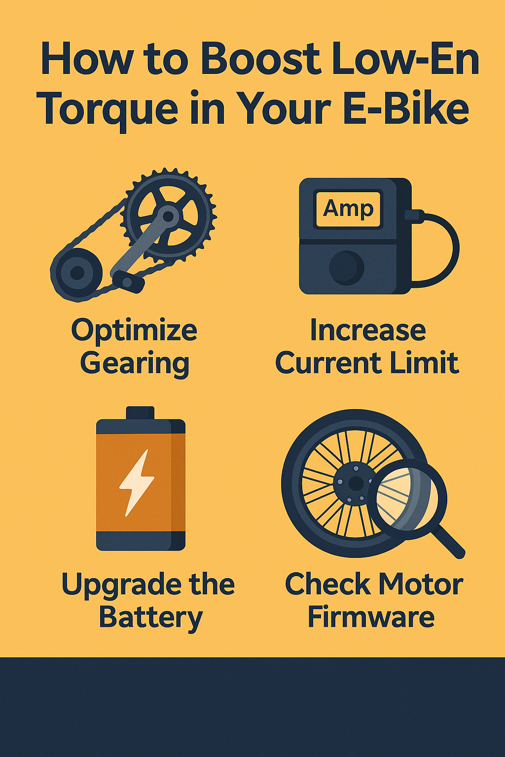 How to Boost Low-End Torque in Your E-Bike