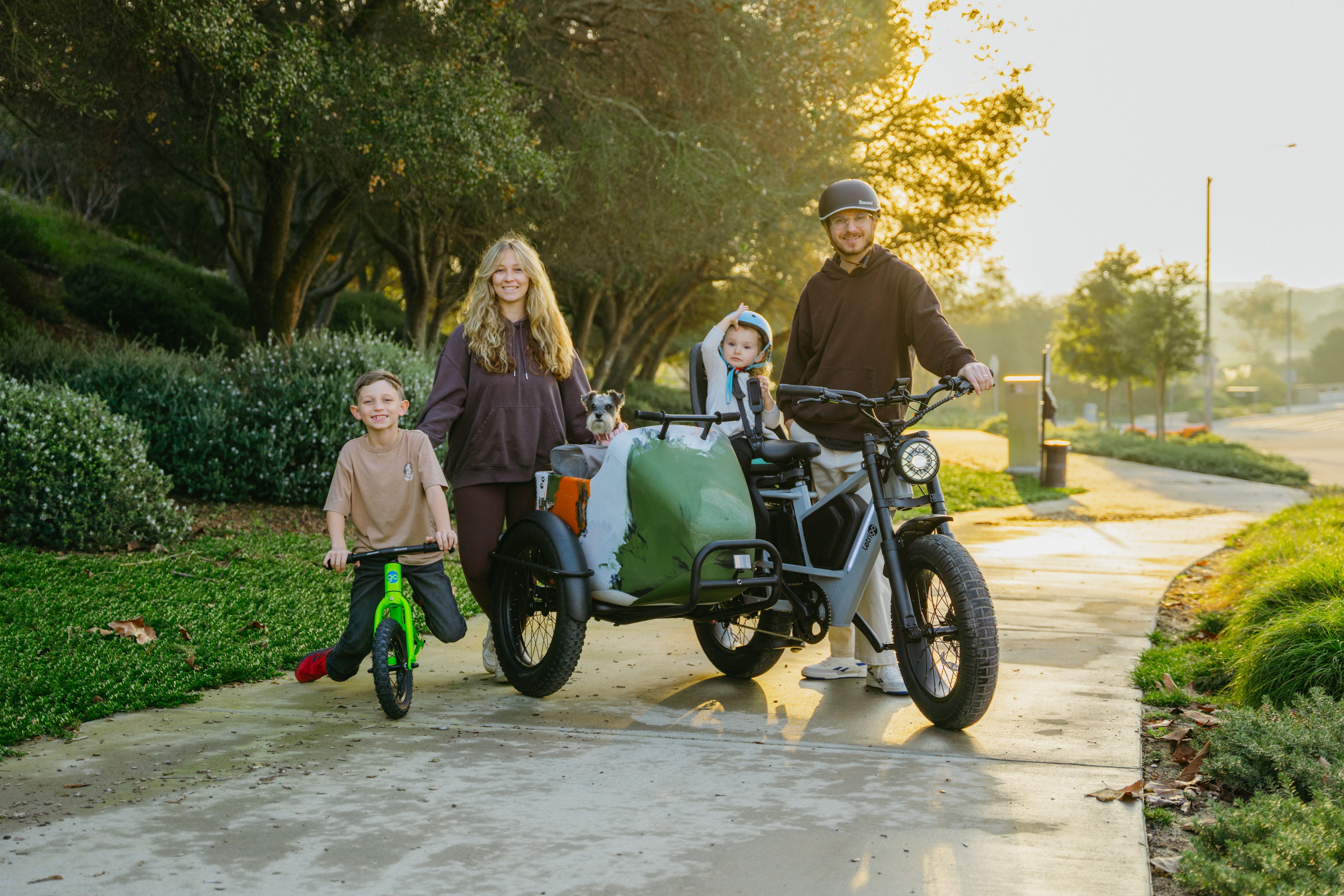 Fat Tire Cargo Ebike with Sidecar: The Ultimate Family Vehicle